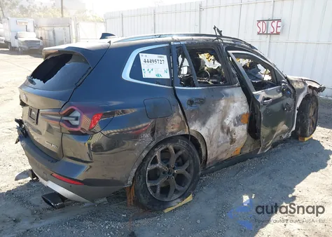 2023 BMW X3 Sdrive30I z USA, uszkodzony, nr VIN 5UX43DP08P9S92006